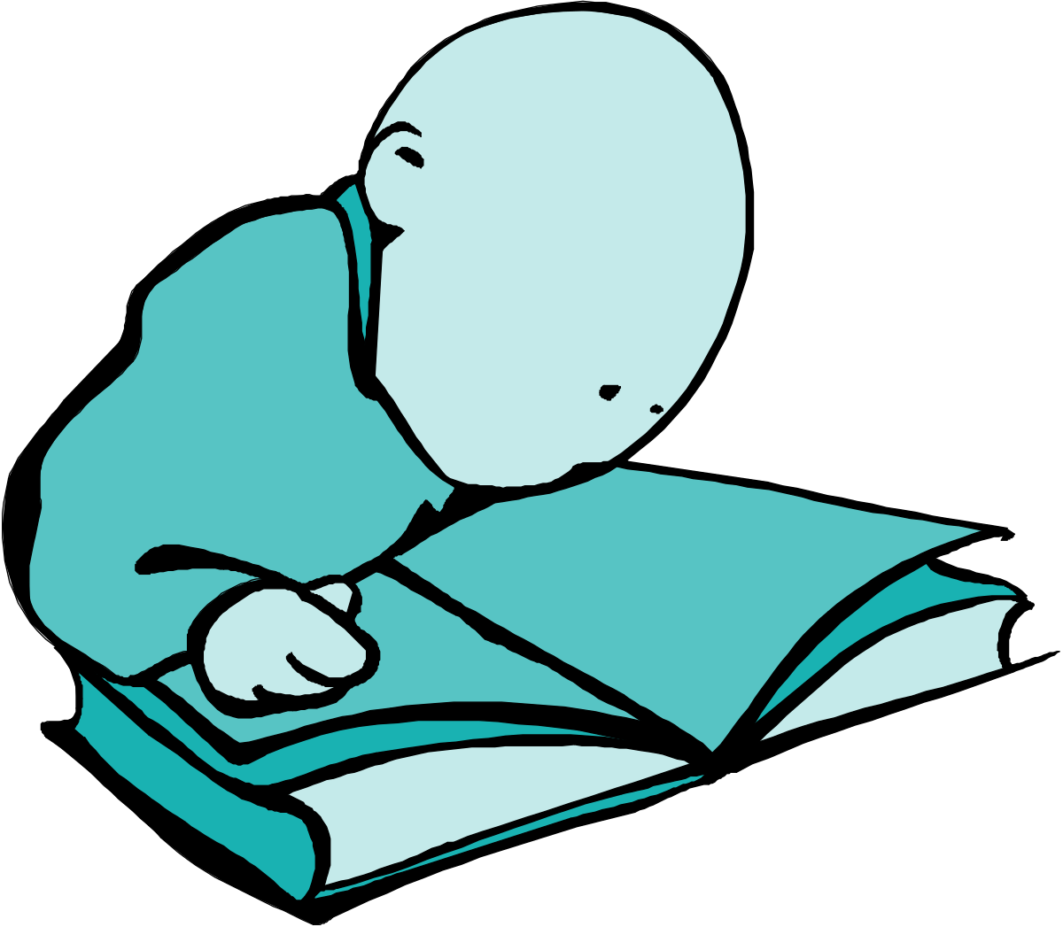 a person reading a book clip art png transparent Reading Person Clipart - Engage with Book Lovers