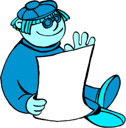 Cartoon Character Reading - Engaging Clipart for Creative Projects