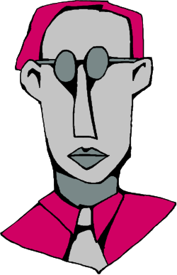 Man in Red Shirt and Tie - Professional Clipart for Your Projects