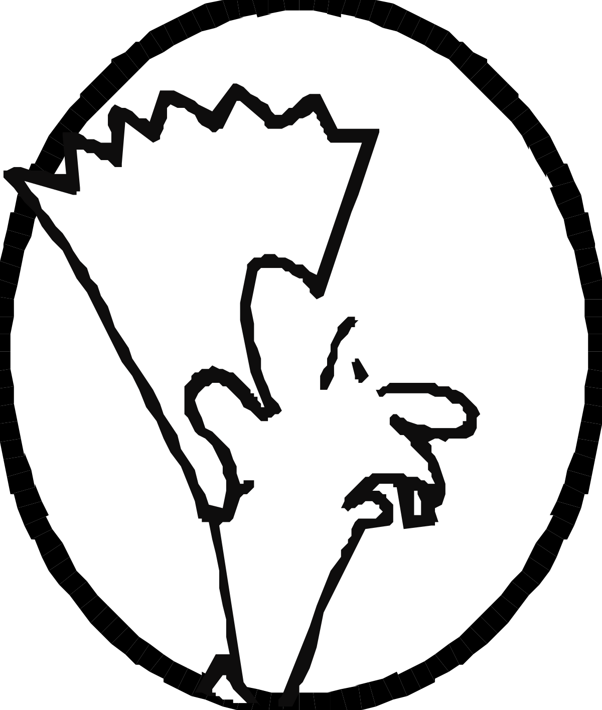 a black and white map of the state of florida clip art png transparent Black and White Florida Map Clipart for Instant Use