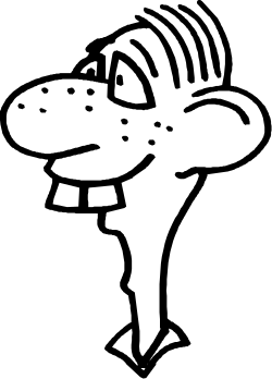 Black and White Face Clipart - Unique Monochrome Expressions