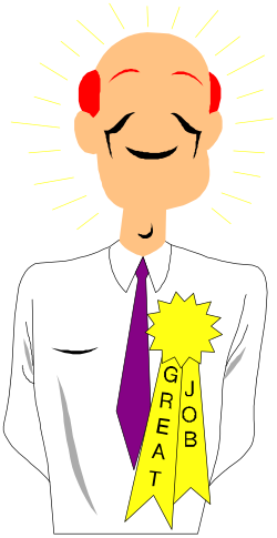 Star Neck Man Clipart - Unique Character Illustration