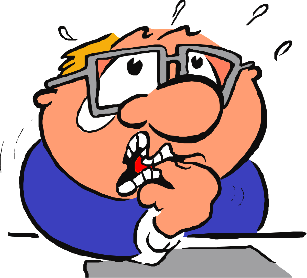 a man with glasses and a tie on clip art png transparent Businessman with Glasses and Tie Clipart for Professional Use