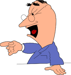 Businessman in Suit Pointing  Dynamic Clipart for Professional Themes