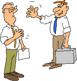 Two Men Talking Clipart - Engaging Communication Scenes