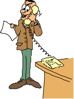 Man with Map Next to Box Clipart - Perfect for Travel Themes