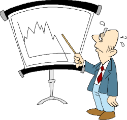 Businessman Pointing at Whiteboard Clipart for Dynamic Presentations