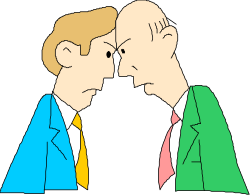 Men in Suits Kissing Clipart - Romantic Scene for Various Uses