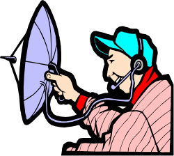 Man in Pink Jacket with Umbrella Clipart - Vibrant and Stylish
