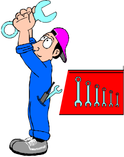 Cartoon Man with Wren - Playful Clipart Illustration