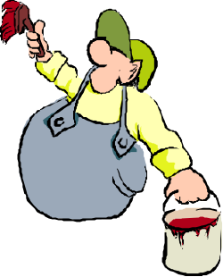 Bucket Clipart: Person Carrying Bucket for Creative Projects