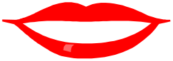 Red Lips Clipart - Bold and Alluring Graphics for Your Projects