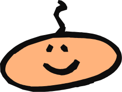 Happy Face Pumpkin Clipart for Fall Celebrations