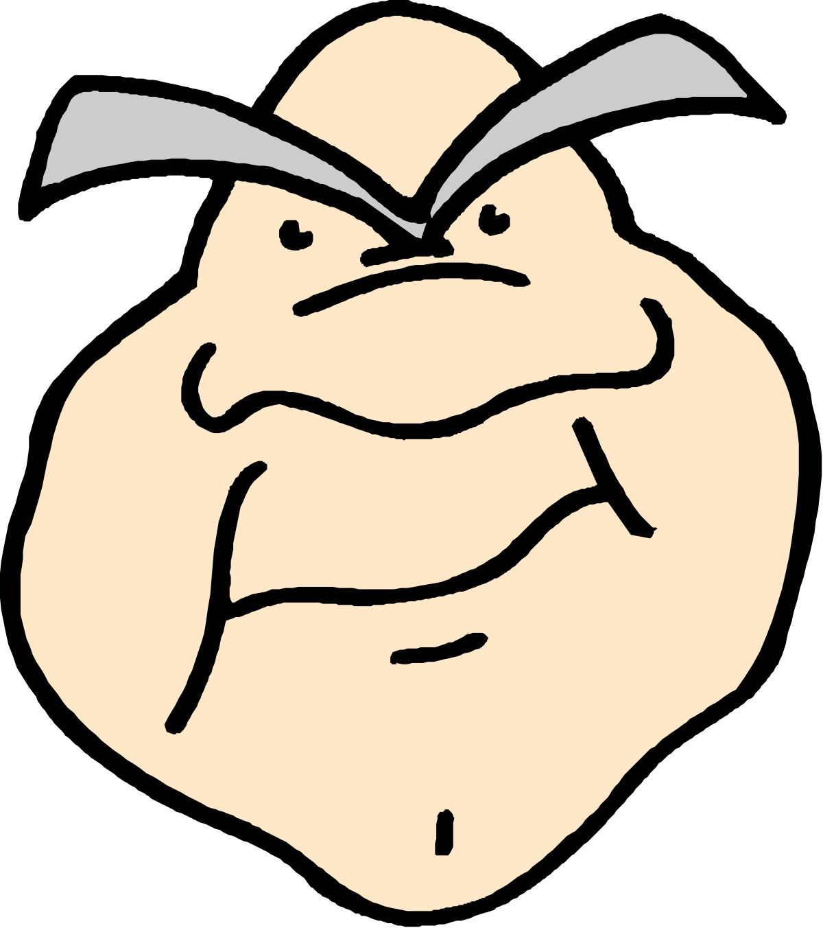 Cartoon Face with Bow Clipart: Adorable Expressions Ready for Your Projects