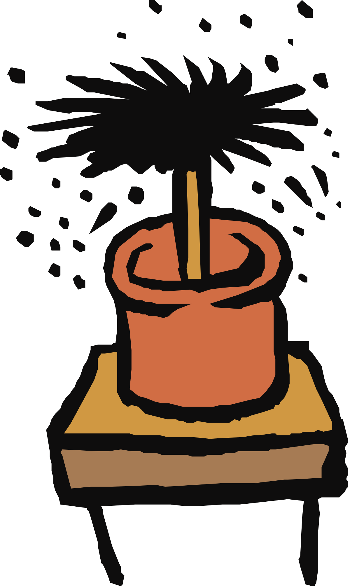 Cake with Candle Clipart - Perfect for Celebrations