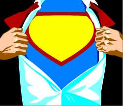 Superman Cape Clipart - Bold Red Cape for Dynamic Designs