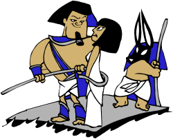 Sword-Wielding Cartoon Man Clipart for Creative Projects