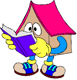 Cartoon Bird Reading a Book  Whimsical Clipart for Fun Designs