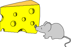 Mouse and Cheese Clipart - Whimsical and Fun Illustrations