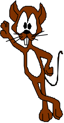 Cartoon Cat with Big Smile Clipart - Perfect for Fun Designs