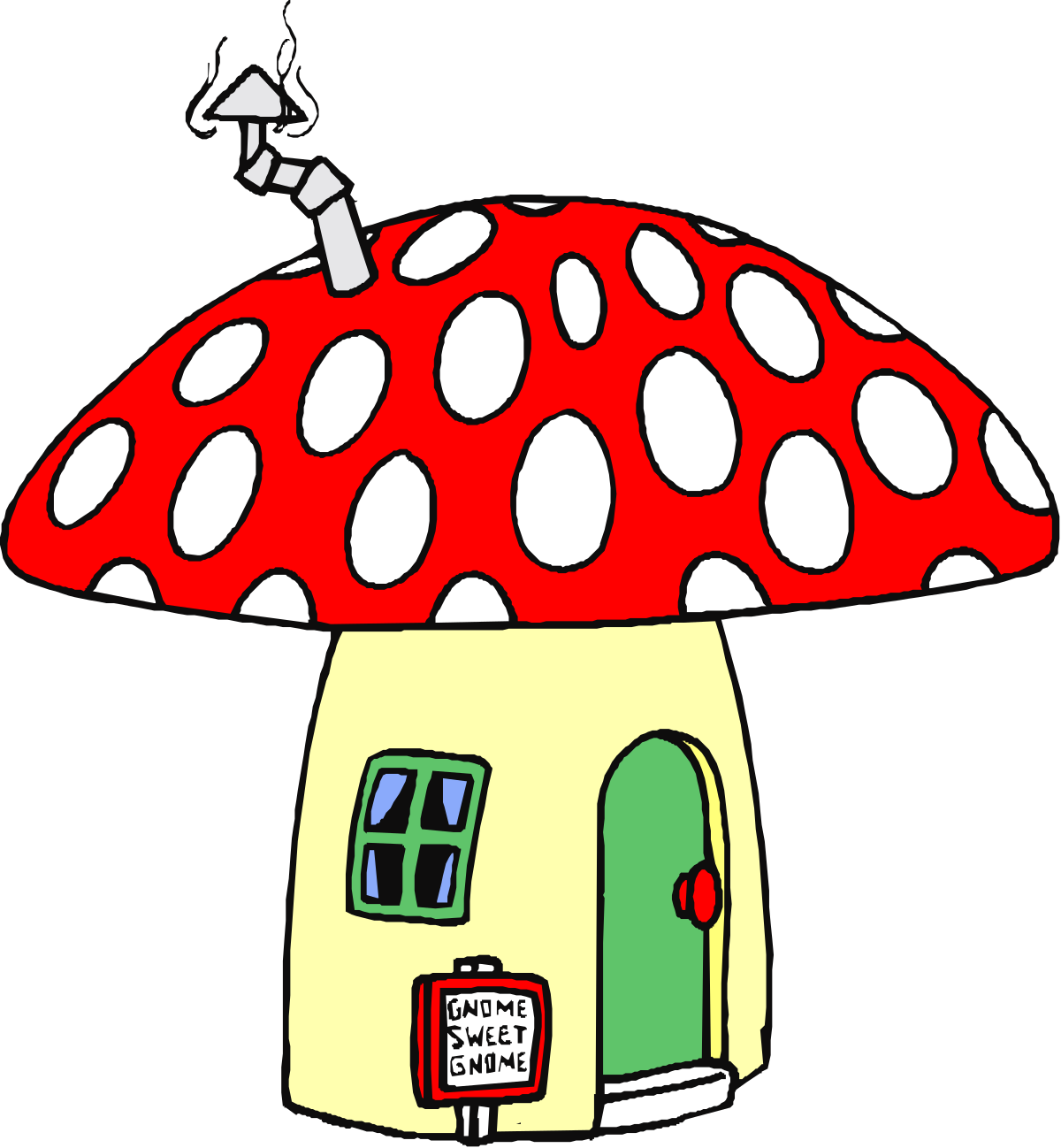 Mushroom House Clipart: Enchanting Fairy Tale Homes for Your Projects