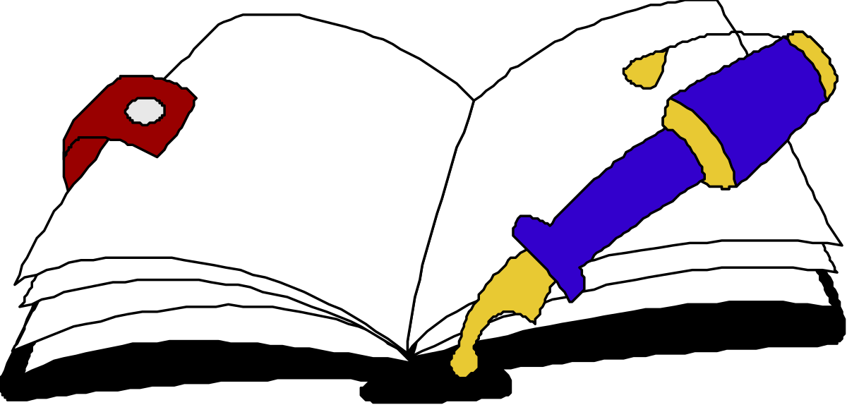 Book and Pencil Clipart: Perfect for Educational Materials