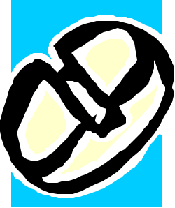 Black and White Logo on Blue Background: Ideal Clipart for Your Designs