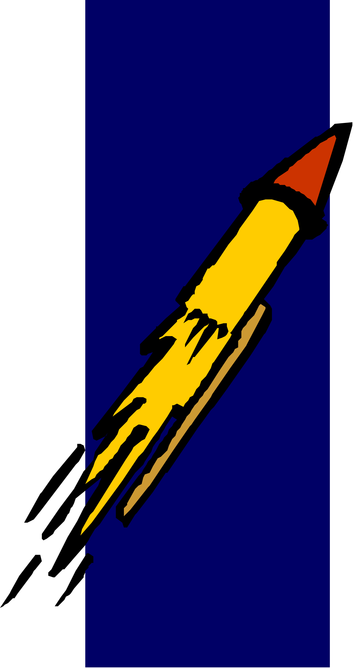 Yellow Pencil with Red Tip - Vibrant Clipart for Creative Projects