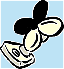 Black and White Mickey Mouse Clipart on Blue Background