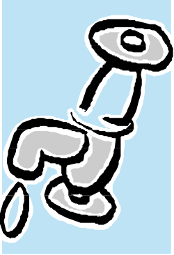 Black and White Drawing of a Man with Hat  Elegant Clipart for Your Projects