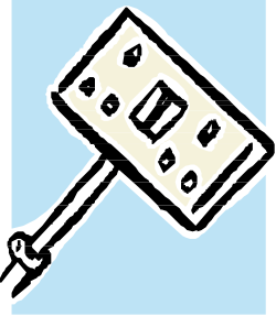 Black and White Cow Clipart on Blue Background: Perfect for Farm Themes
