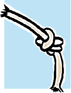 Handstand Pose on Blue Background Clipart