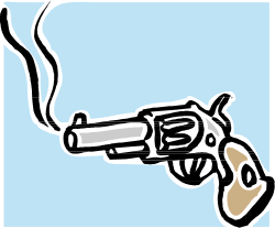 Diving Adventure: Person Plunging into Clear Blue Water Clipart
