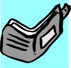 Hand Holding Book - Black and White Clipart for Creative Projects