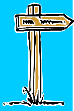 Cross Clipart on Vibrant Blue Background for Creative Projects