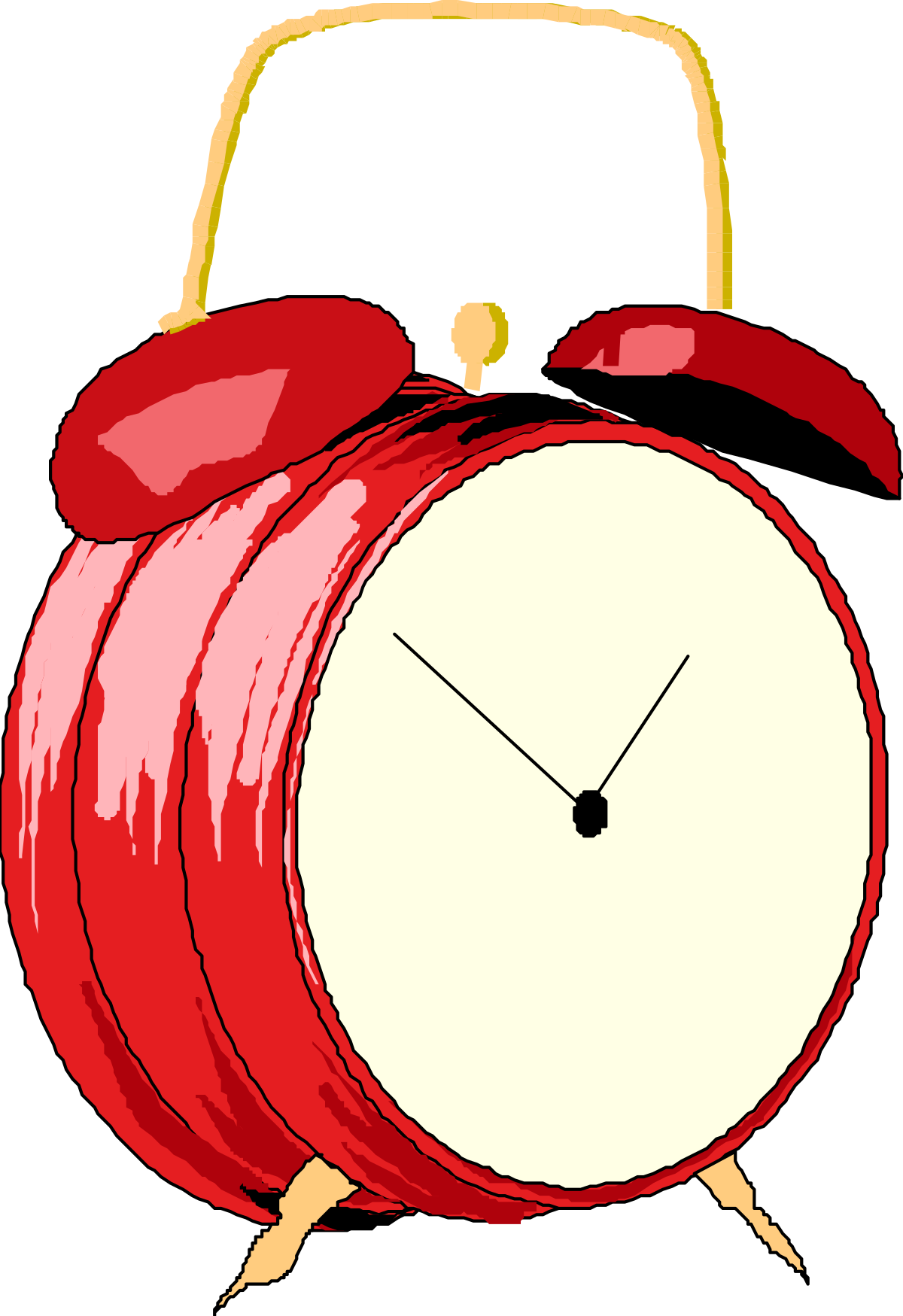 a clock with a red bag on it clip art png transparent Clock with Red Bag Clipart: Unique and Eye-Catching