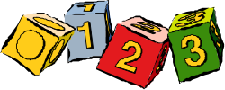 Colorful Boxes with Numbers - Vibrant Clipart for Every Project