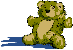Teddy Bear Sitting on the Ground - Adorable Clipart for Your Projects
