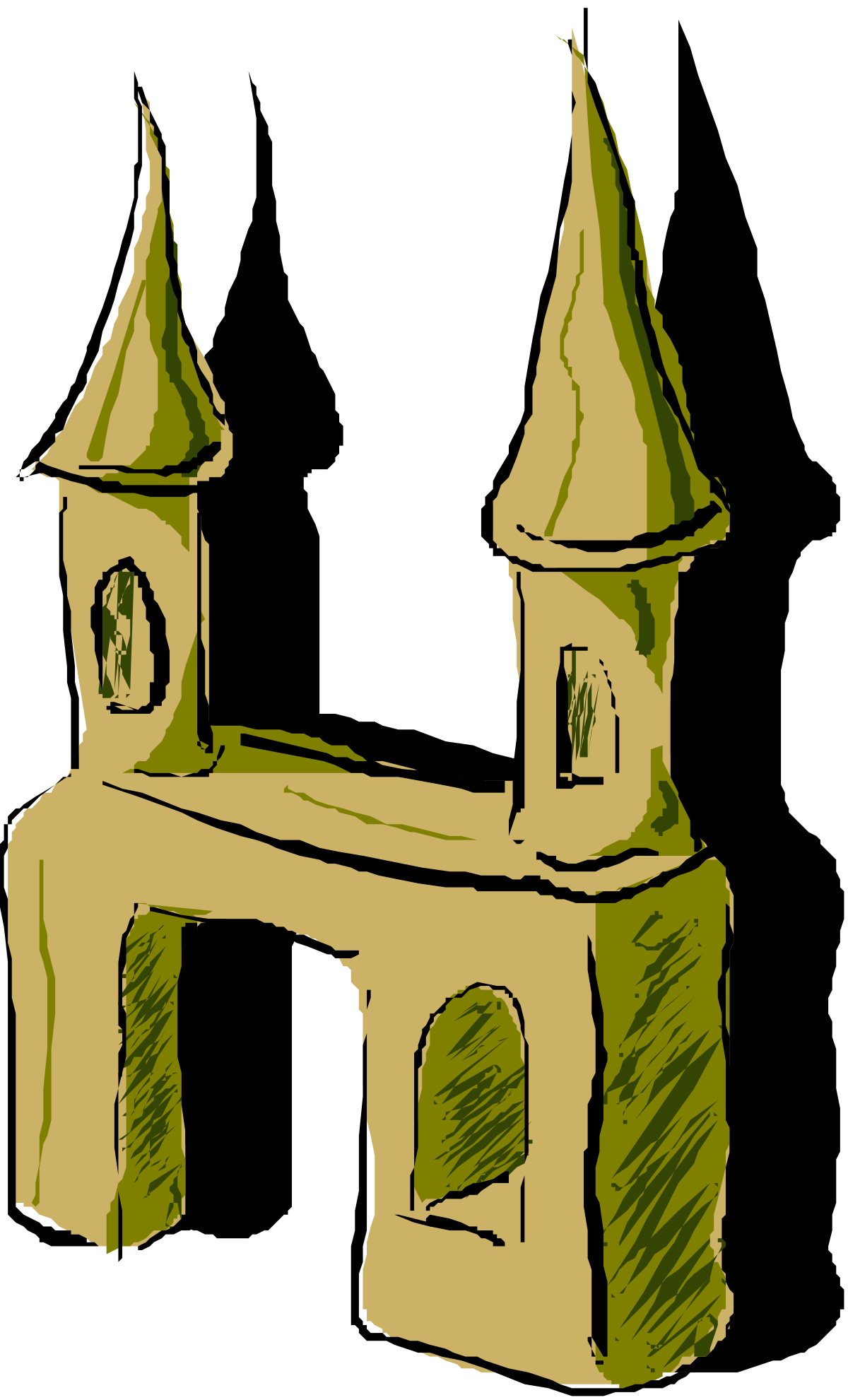 Castle Clipart with Clock: Enchanting Designs for Your Projects