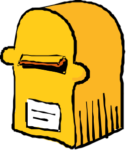 Yellow Backpack on Black Background Clipart