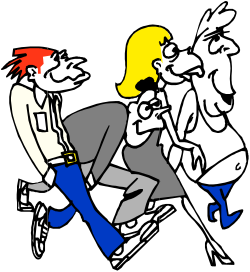 Horse Riding Clipart: Couple Enjoying an Adventurous Ride