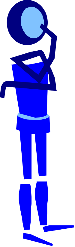 Blue Robot with Speech Bubble Clipart for Engaging Communication