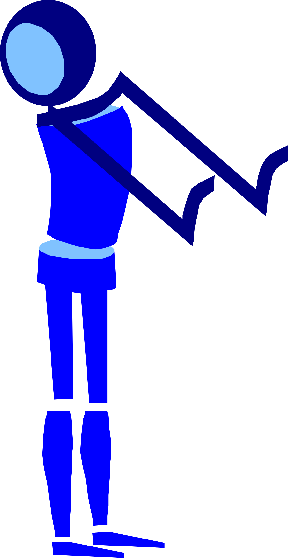 Person Holding Large Object Clipart  Perfect for Various Projects