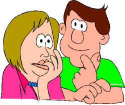 Couple Gazing at Each Other - Romantic Clipart Illustration