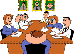 Group of People Sitting Around a Table Clipart - Diverse Interactions & Engagement