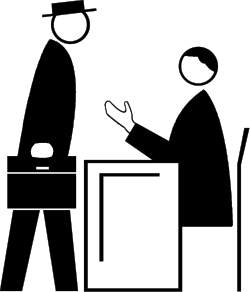 White Box on Black Background Clipart for Bold Visuals