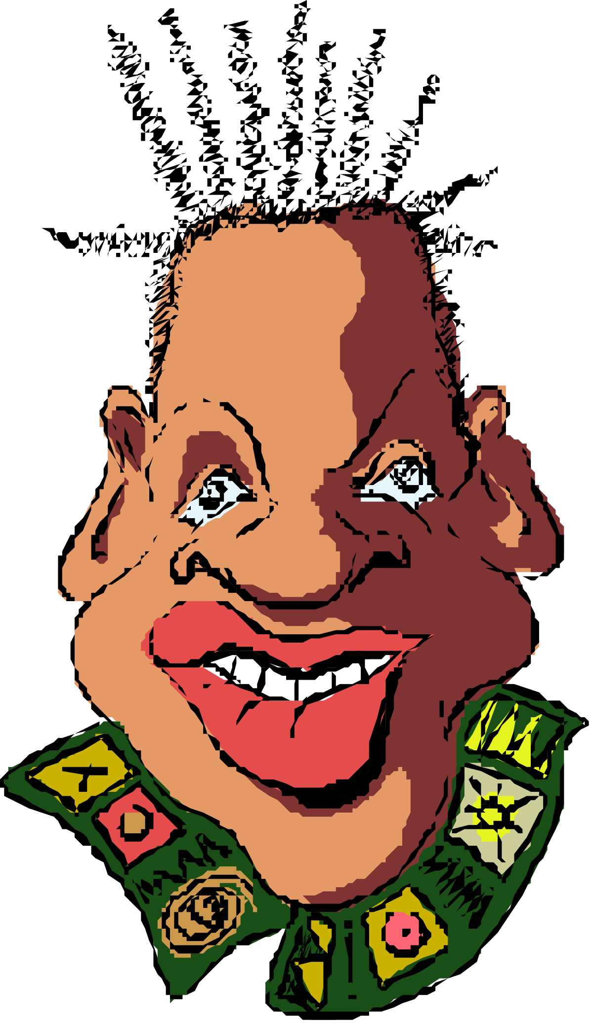 a cartoon of a man with a green shirt clip art png transparent Cartoon Man with Green Shirt Clipart - Perfect for Your Projects