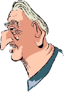 Bearded Man in Black Shirt Clipart for Diverse Uses