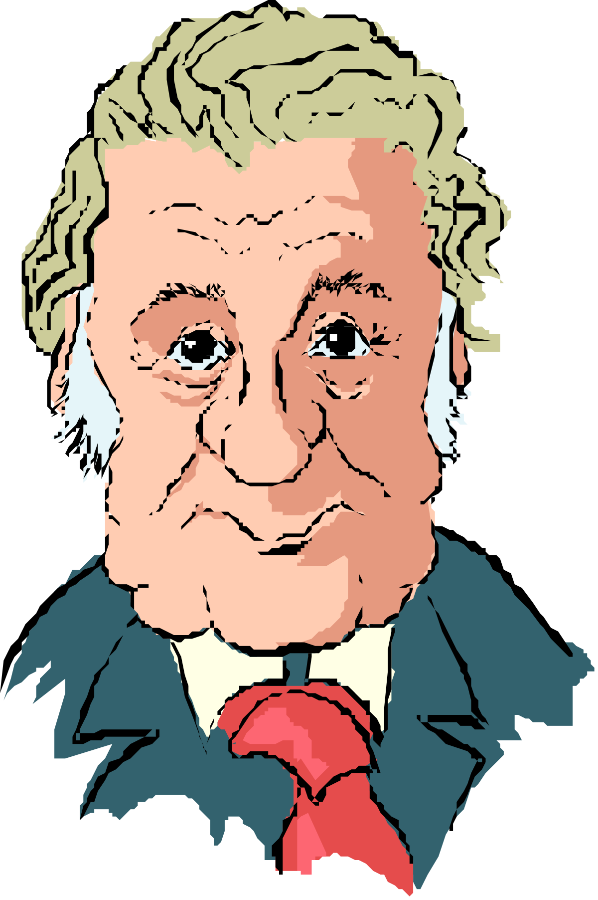 Stylish Man in a Tie Clipart for Professional Use