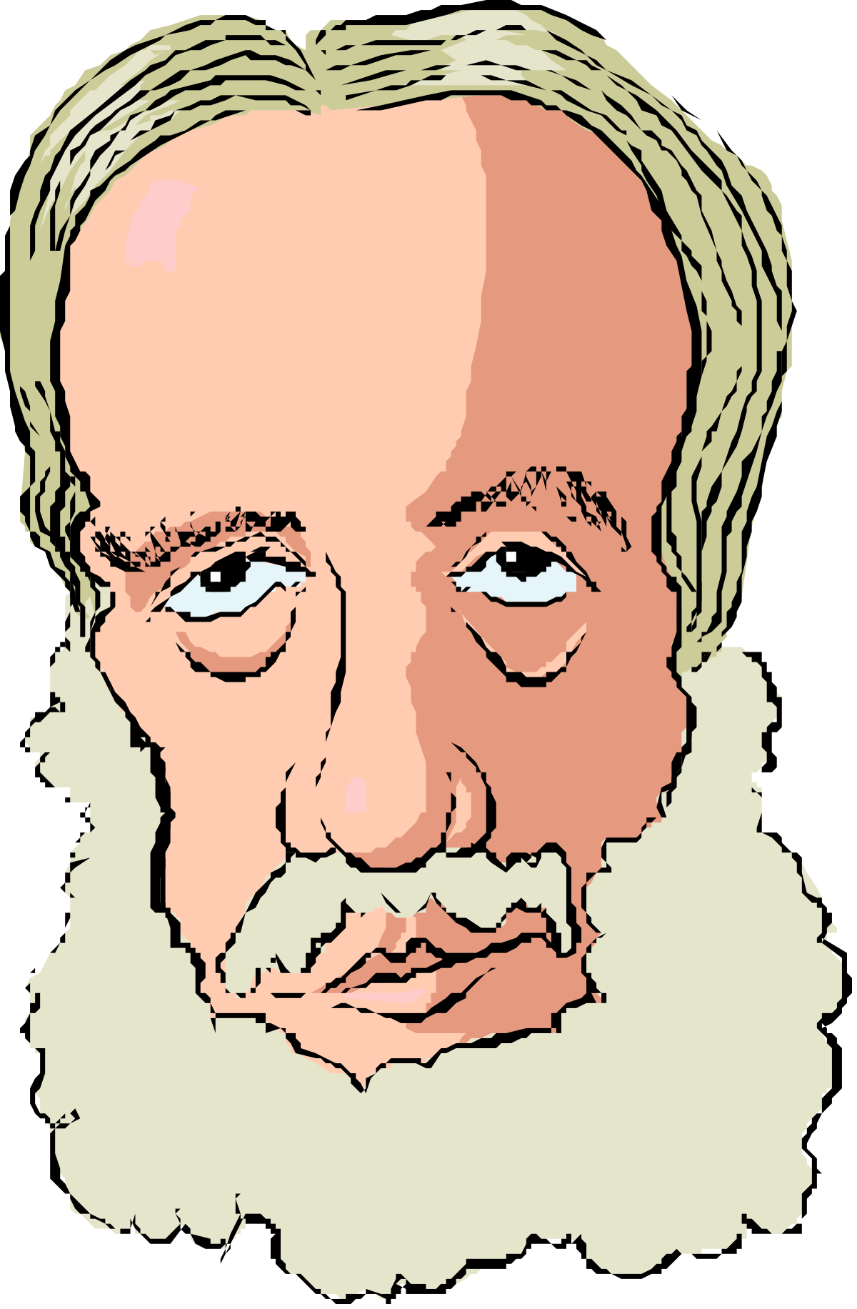 Bearded Man Clipart - Unique Beard Illustrations for Every Project